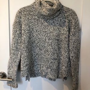 Madewell Peppered Cowl Neck Knit Sweater